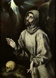 Der heilige Franz von Assisi empfängt die Stigmata, um 1595